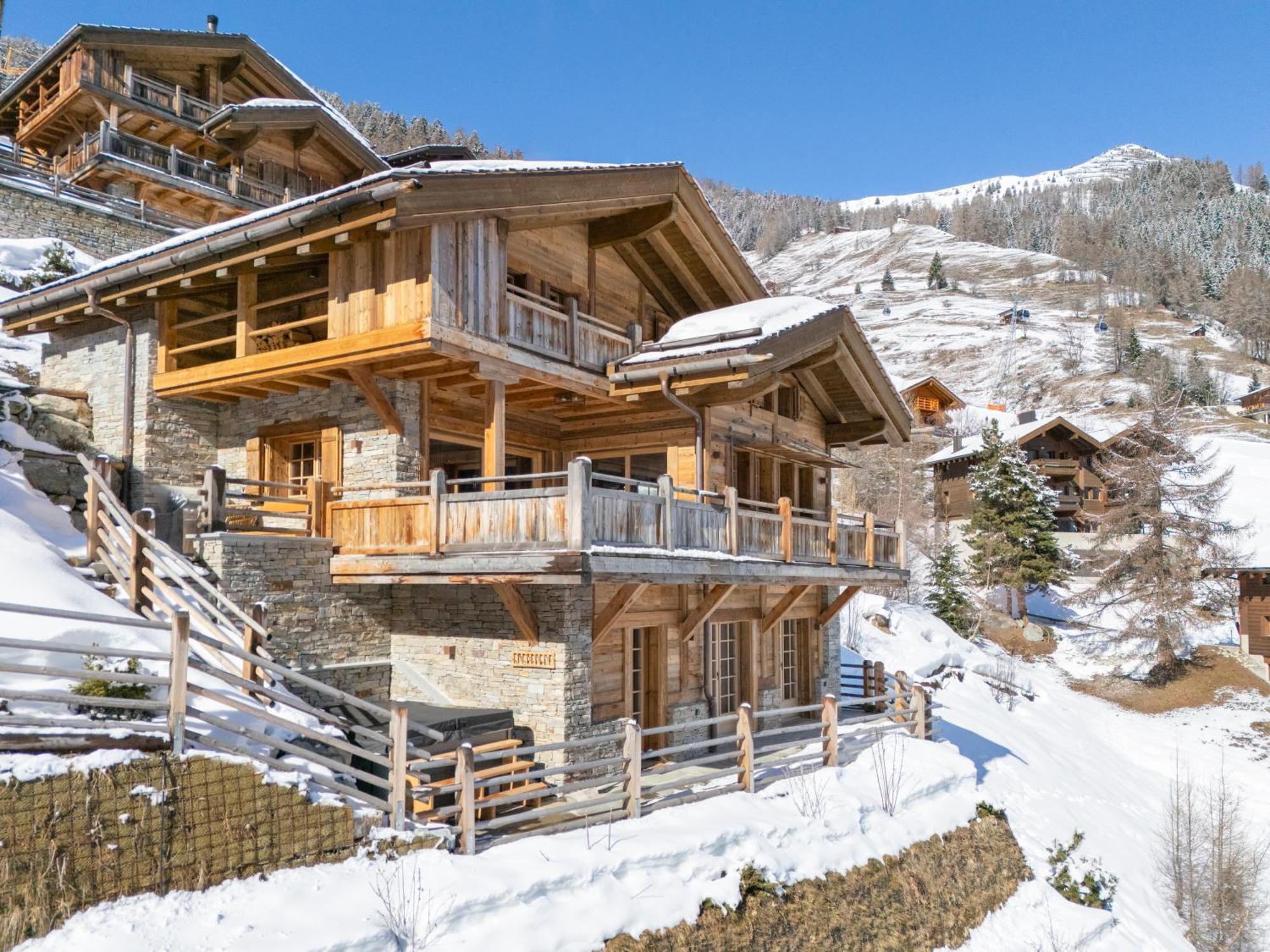 Vila Chalet La Luge Grimentz Exteriér fotografie