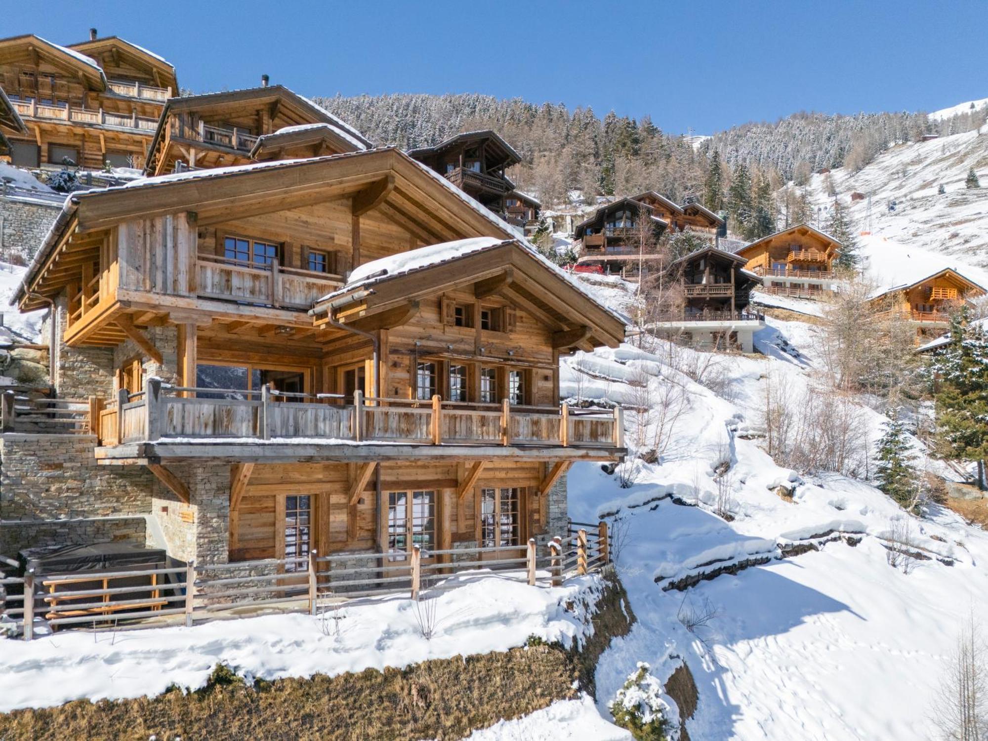 Vila Chalet La Luge Grimentz Exteriér fotografie